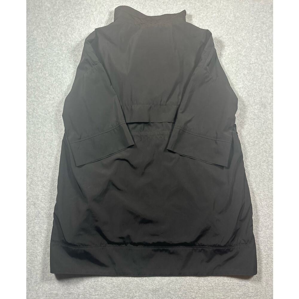 Derek Lam 10 C Athleta Rain Jacket Women's Size Small Black Full-Zip Hooded - Picture 4 of 8